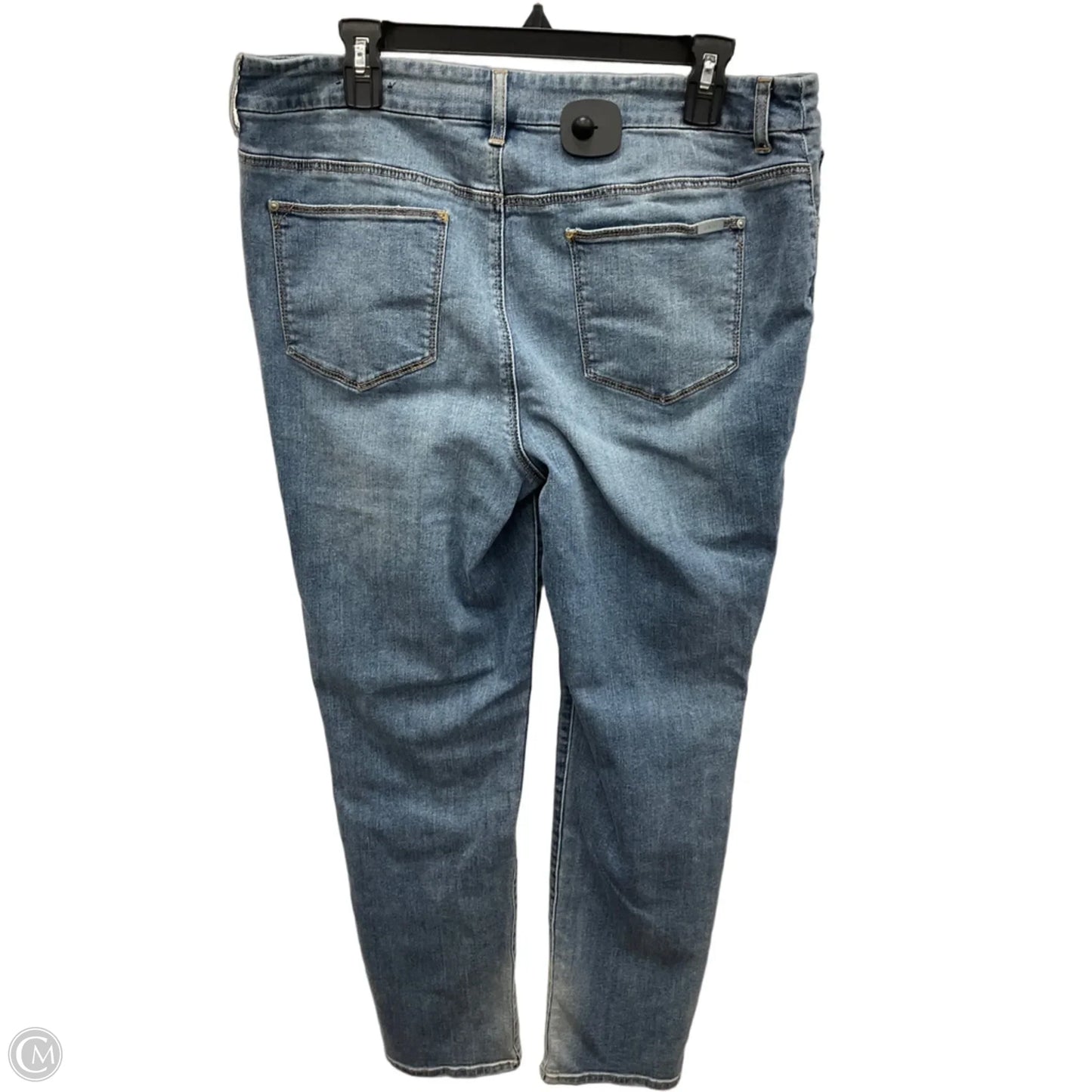 Jeans Boyfriend By Chicos In Blue Denim, Size: 12