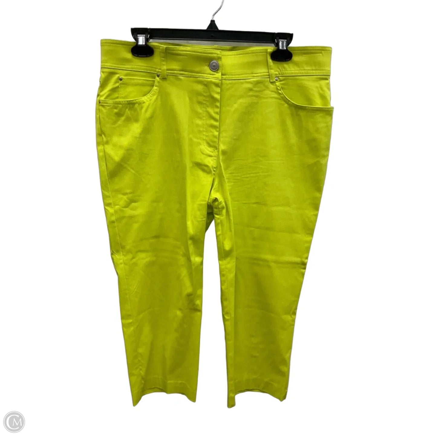 Capris By Verve In Yellow, Size: 16