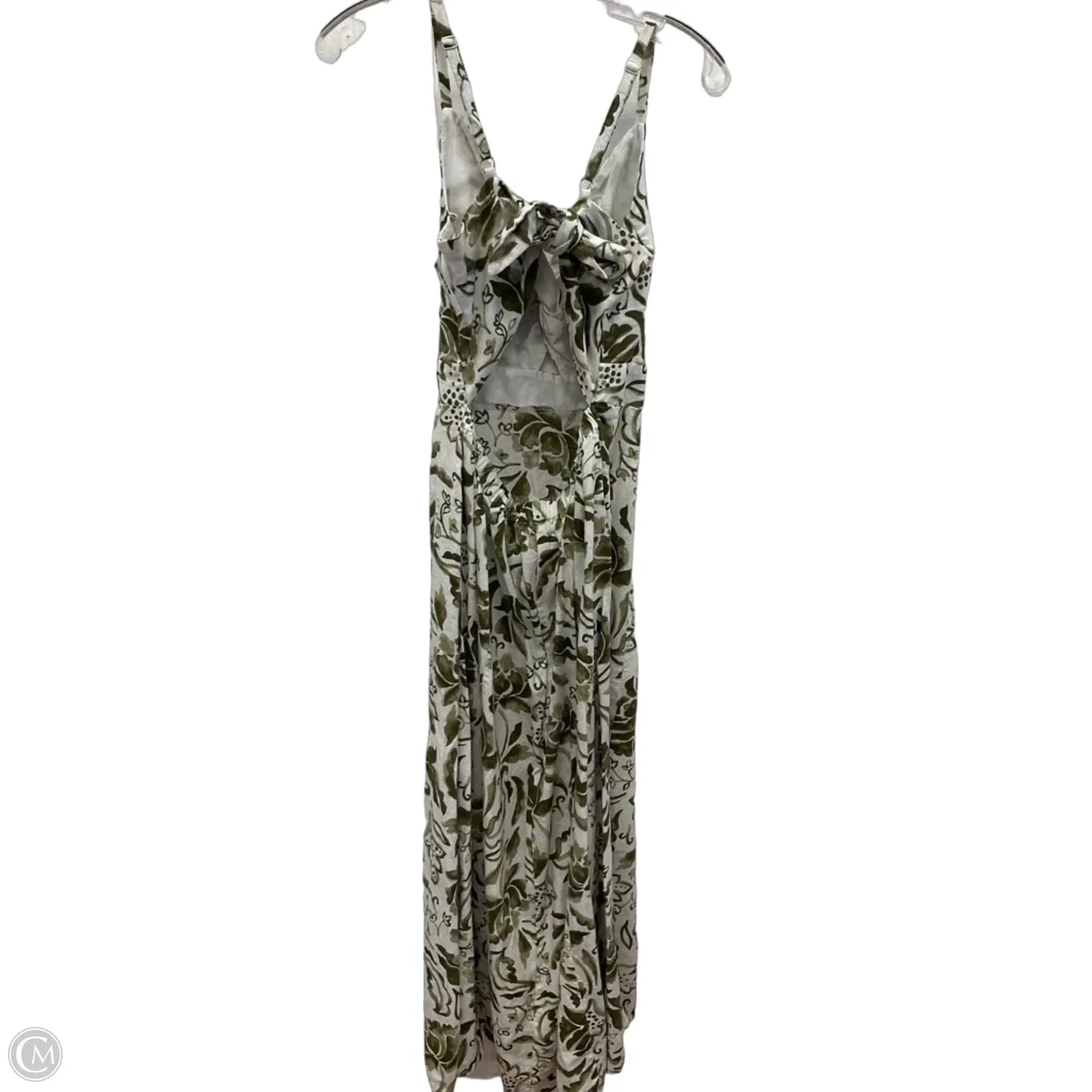 Dress Casual Maxi By 1.state In Green & White, Size: L