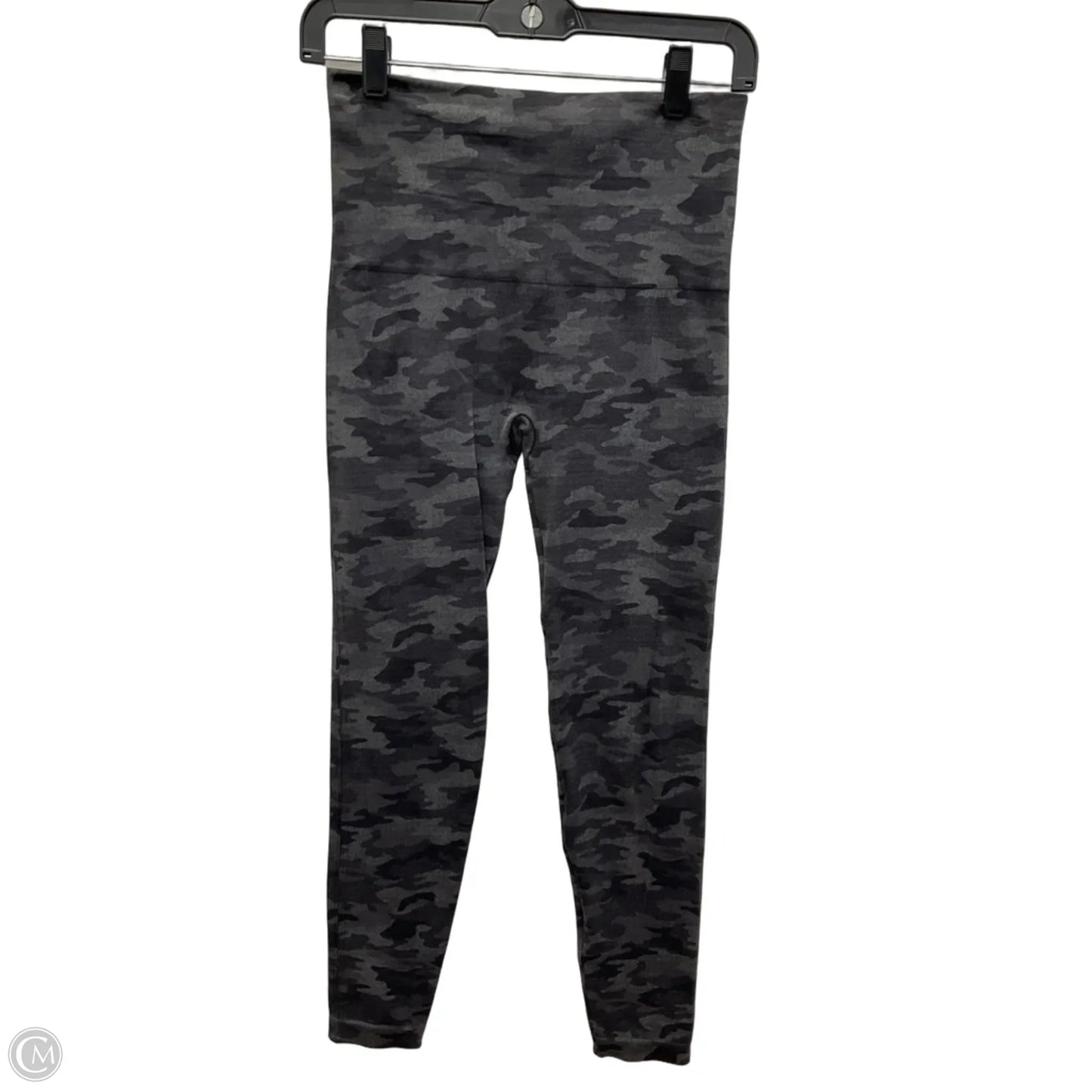 Athletic Leggings By Spanx In Grey, Size: L
