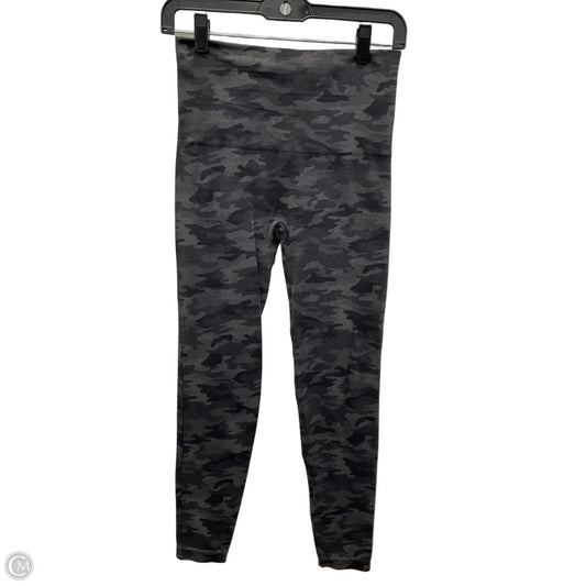 Athletic Leggings By Spanx In Grey, Size: L
