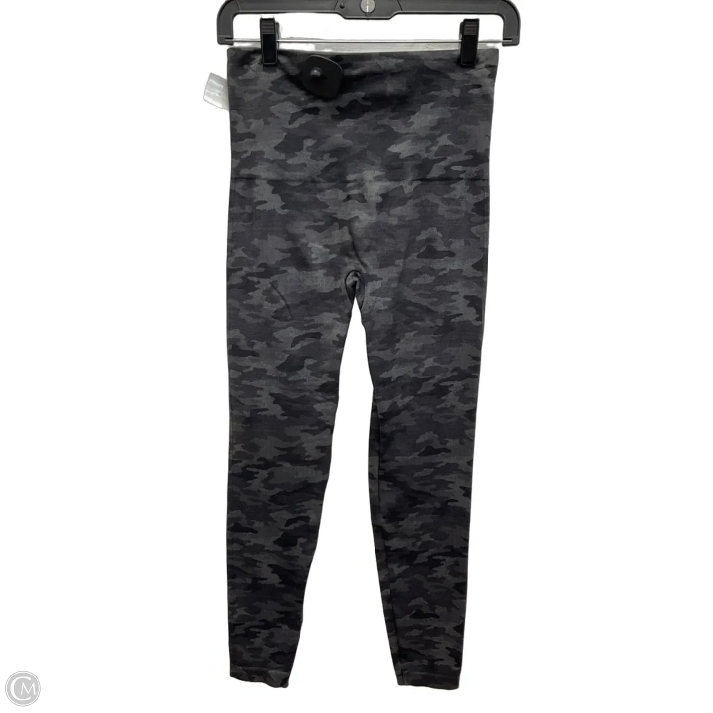 Athletic Leggings By Spanx In Grey, Size: L