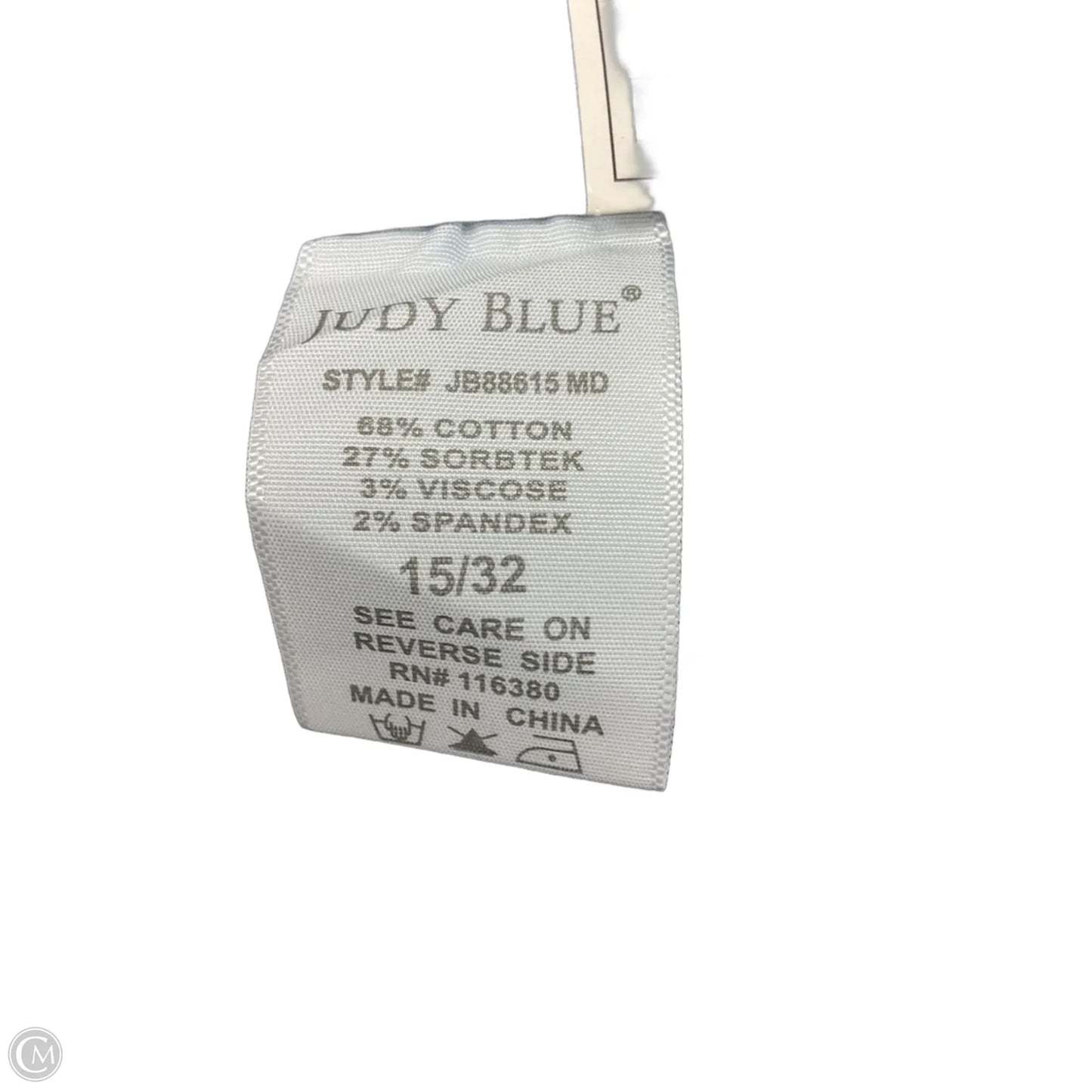 Jeans Skinny By Judy Blue In Blue Denim, Size: 14
