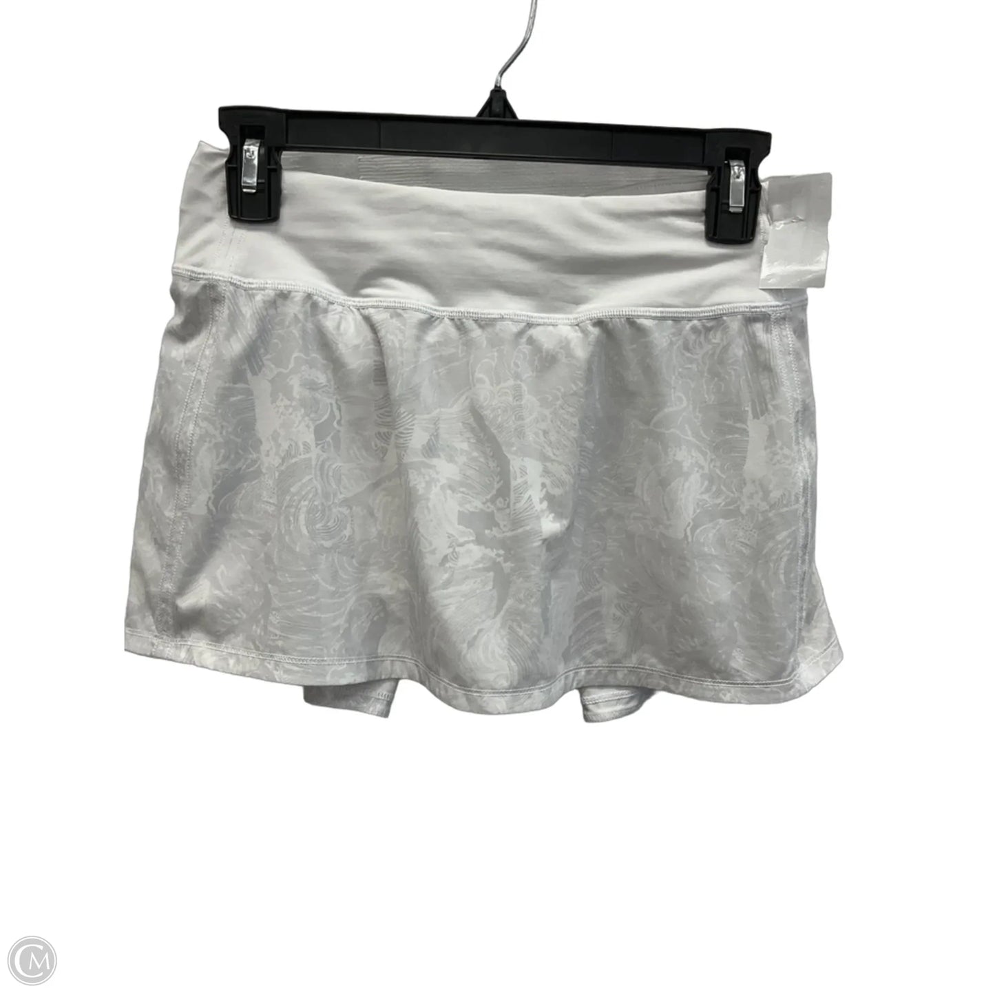 Athletic Skort By Lululemon In White, Size: S