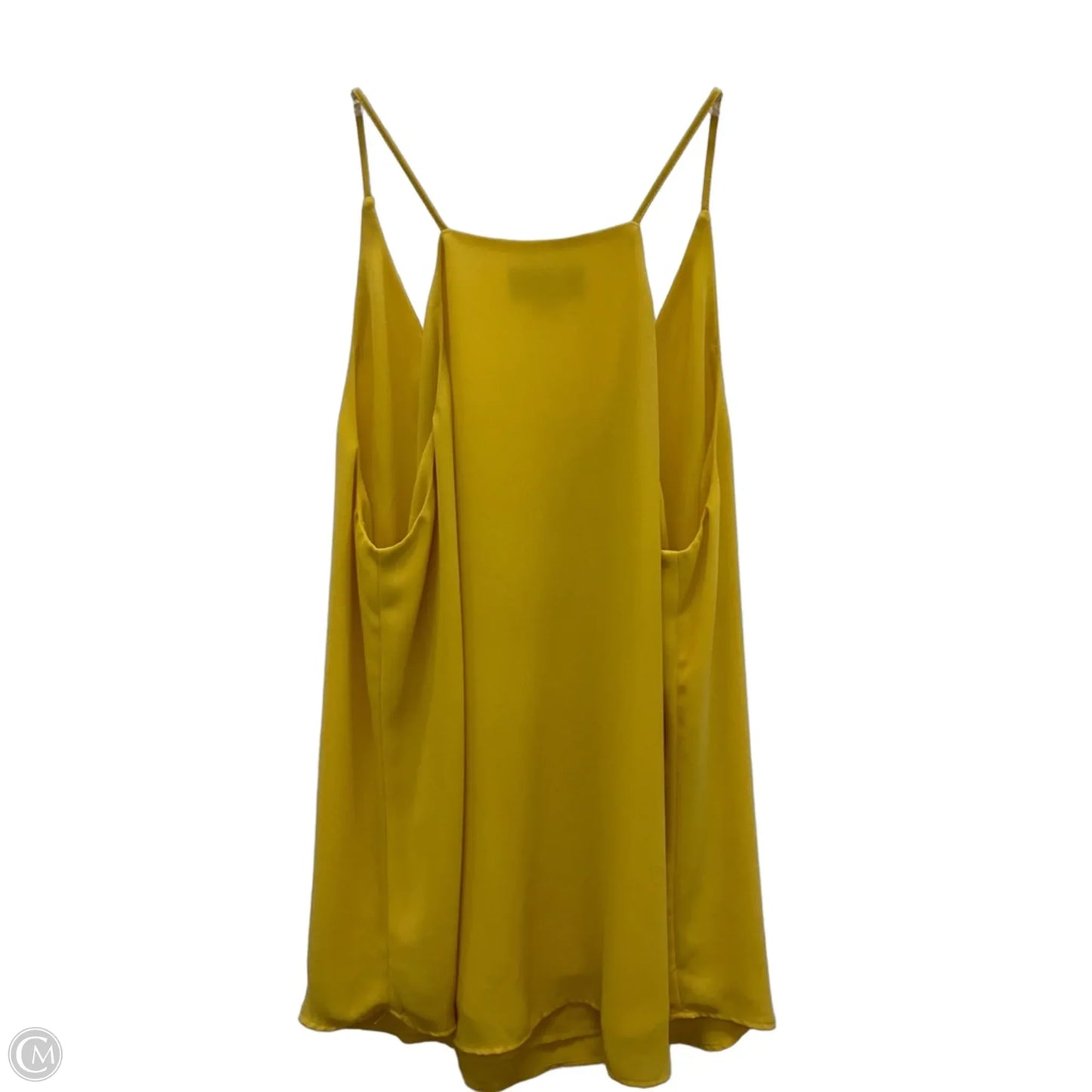 Top Sleeveless By Loft In Yellow, Size: S