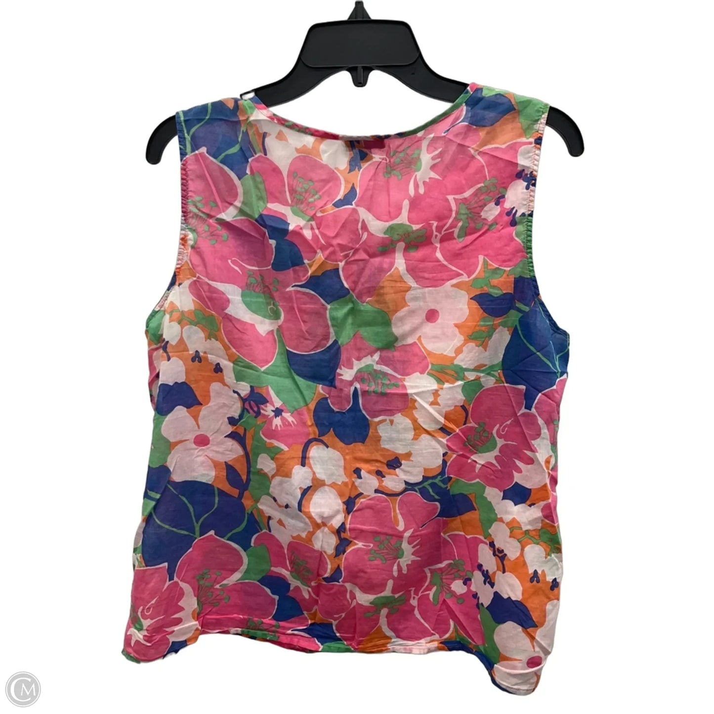 Top Sleeveless By Talbots In Floral Print, Size: Xlp