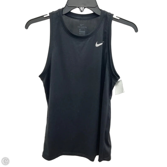Athletic Tank Top By Nike In Black, Size: S
