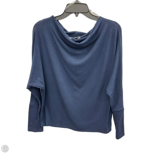 Top Long Sleeve Basic By Cmb In Blue, Size: S
