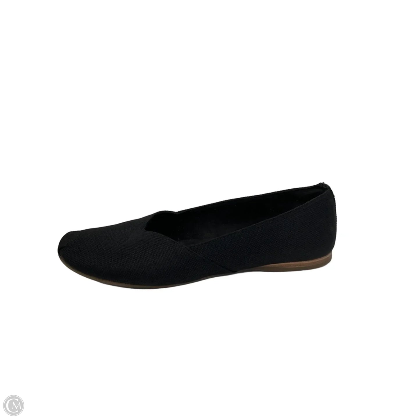 Shoes Flats By Toms In Black, Size: 7