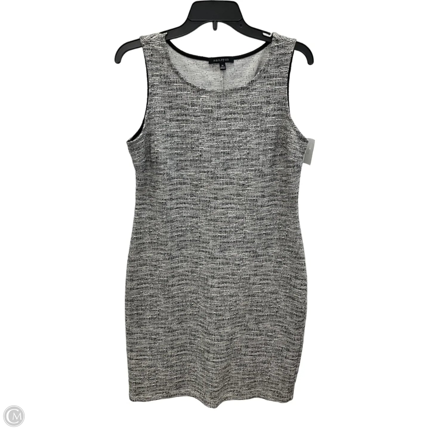 Dress Casual Midi By Hail3y 23 In Grey, Size: M