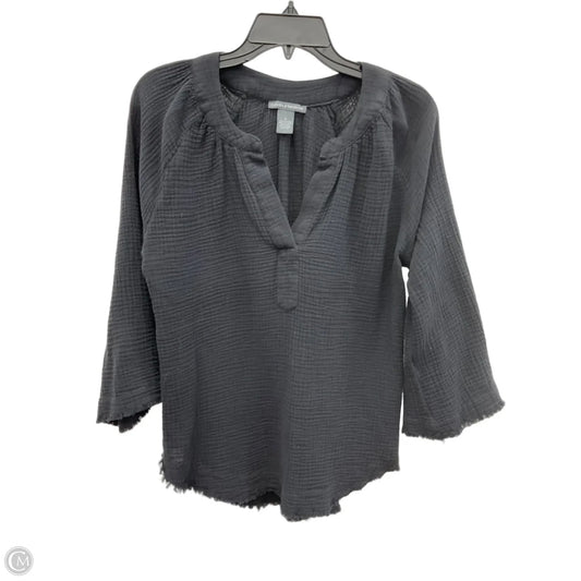 Top Long Sleeve By Chelsea And Theodore In Black, Size: S
