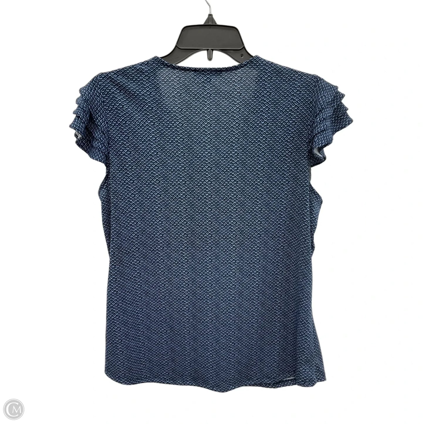Top Short Sleeve By Adrianna Papell In Blue, Size: M