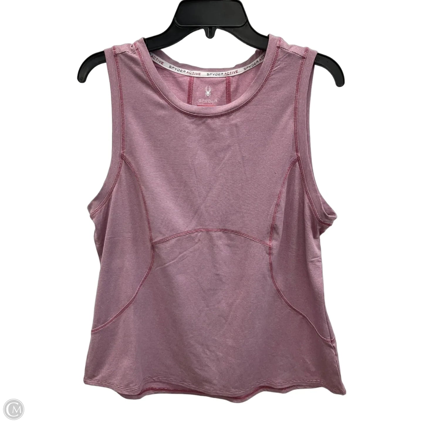 Athletic Tank Top By Spyder In Pink, Size: L