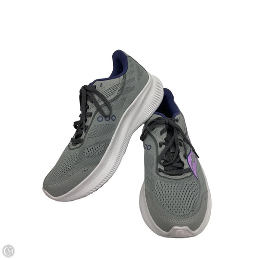 Shoes Athletic By Saucony In Grey & Purple, Size: 8.5