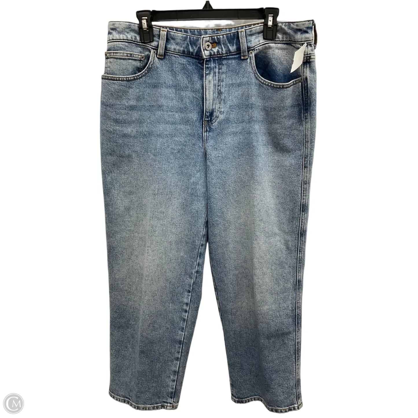 Jeans Wide Leg By Talbots In Blue Denim, Size: 12