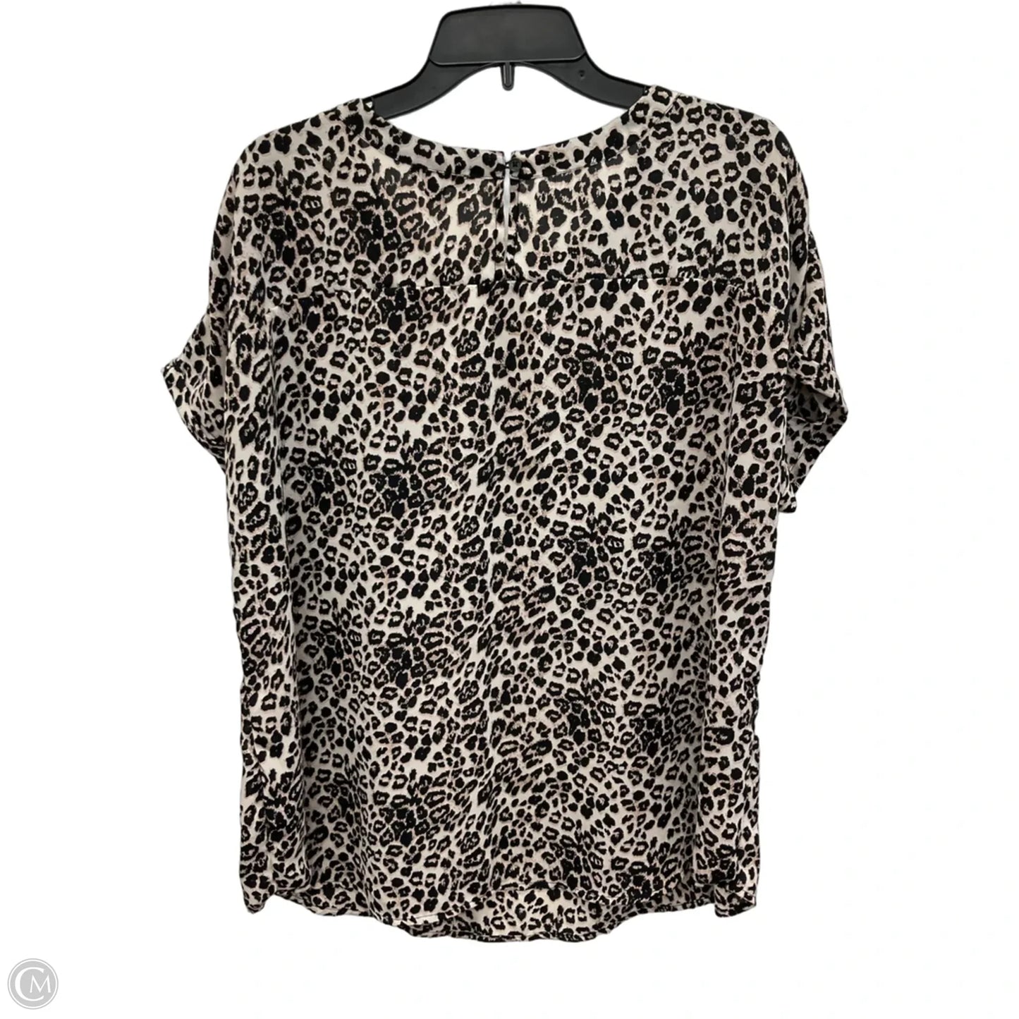 Top Short Sleeve By Buffalo David Bitton In Animal Print, Size: Xl
