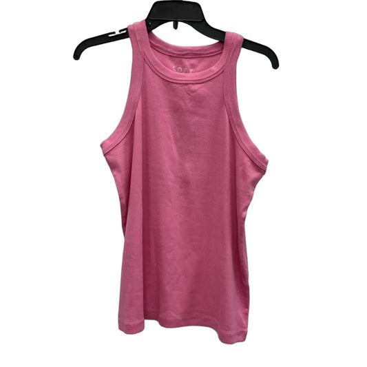 Tank Top By Loft In Pink, Size: Xl