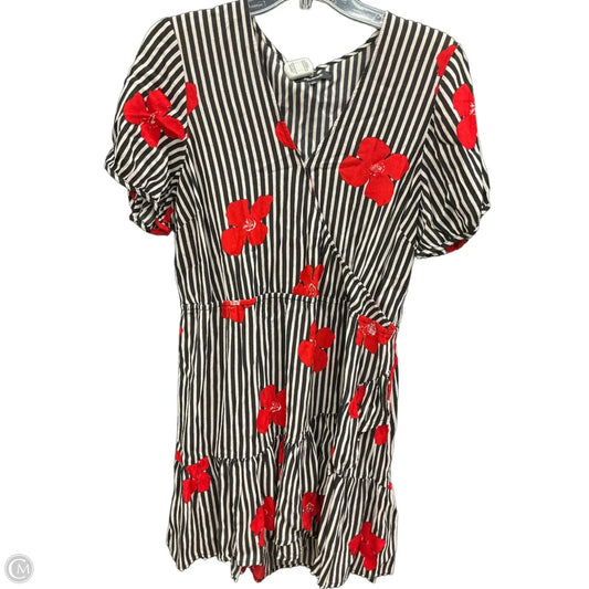 Dress Casual Short By Madewell In Black & Red, Size: Xl