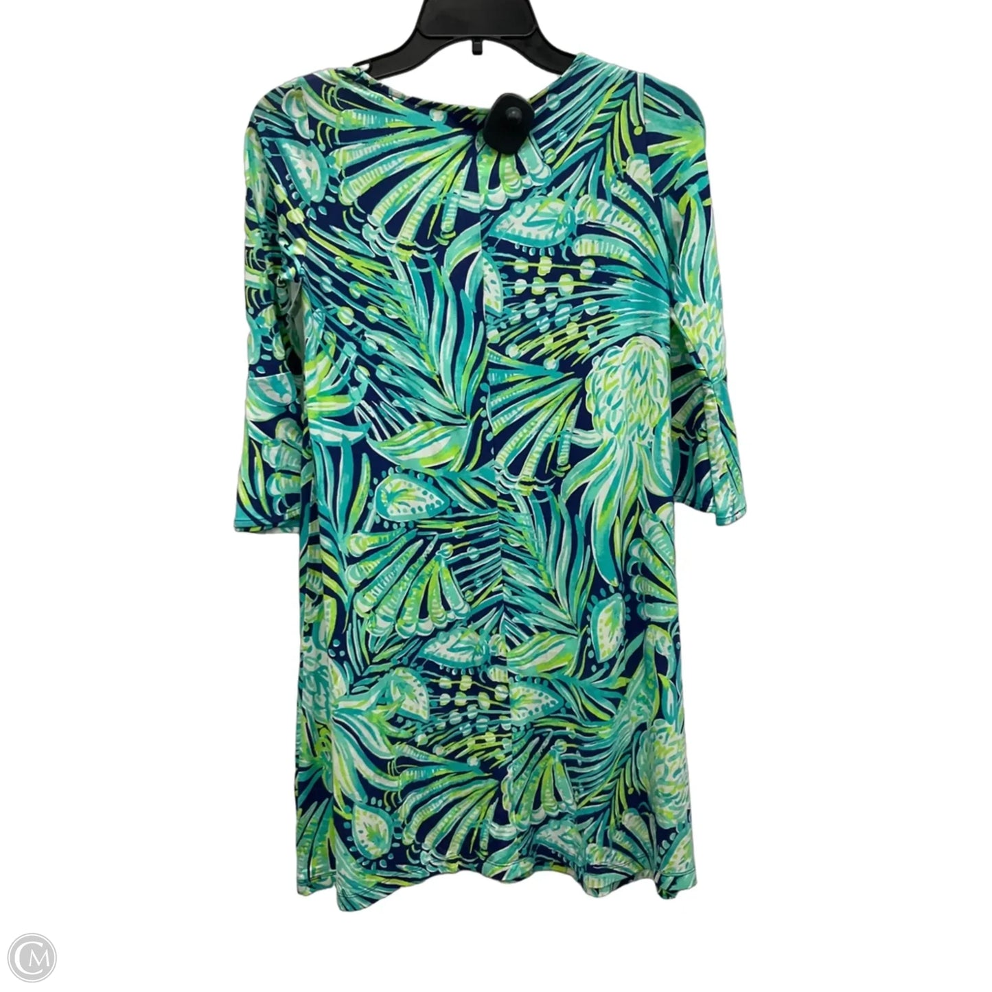 Dress Designer By Lilly Pulitzer In Blue & Green, Size: Xs