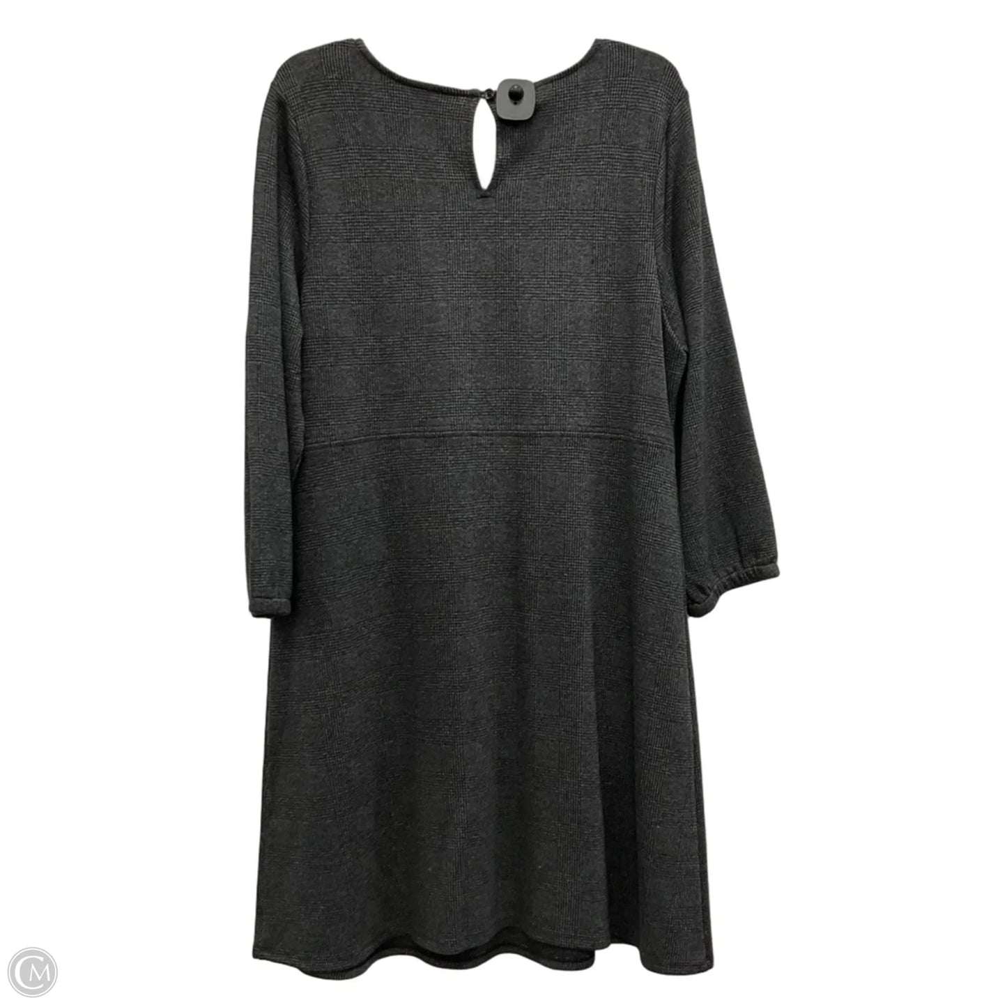 Dress Casual Midi By J. Jill In Grey, Size: Lp