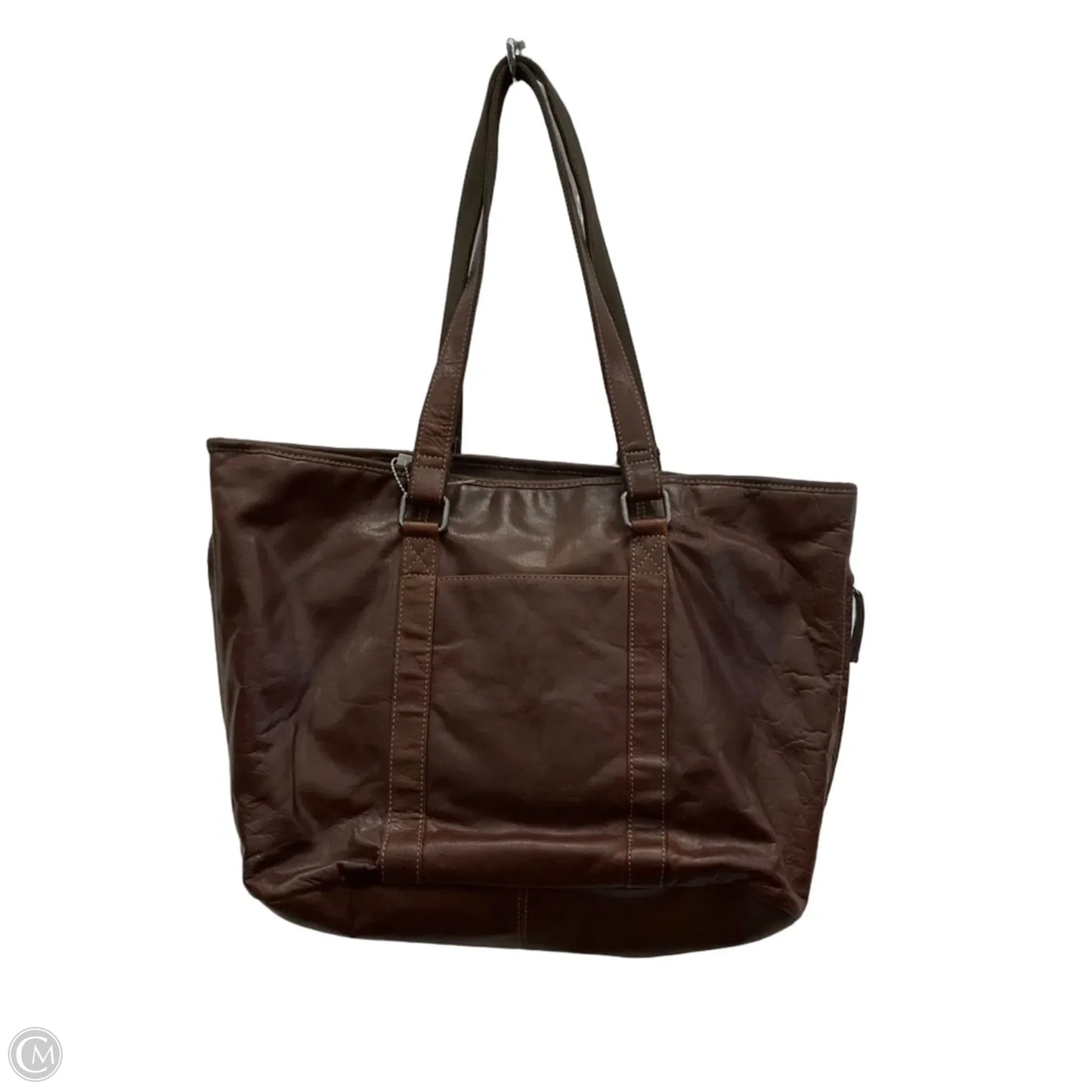 Handbag Leather By Cma, Size: Medium