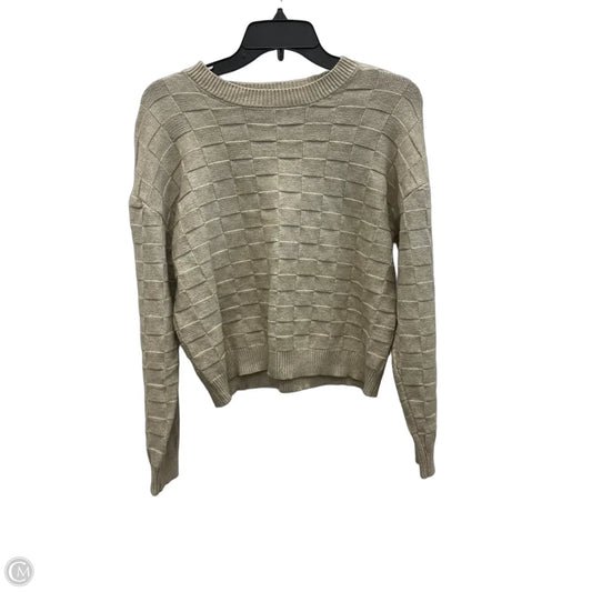 Sweater By Poof In Tan, Size: L