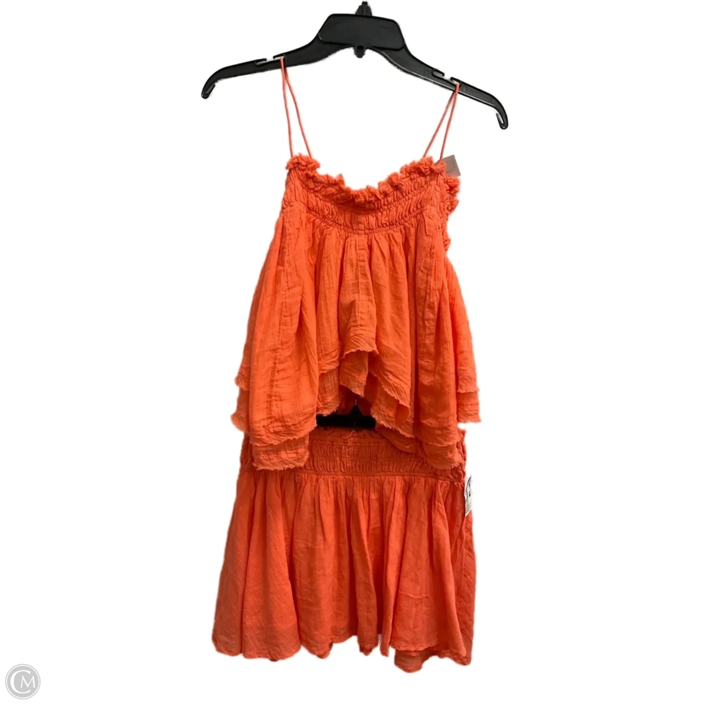 Top 2pc Sleeveless By Free People In Orange, Size: Sp