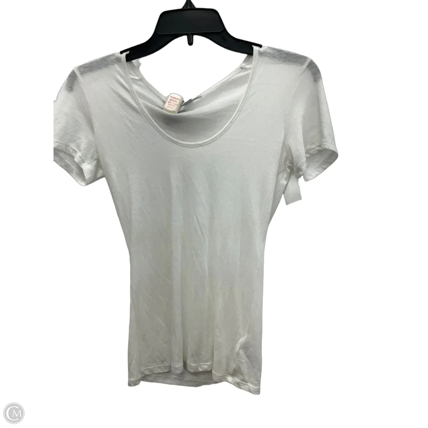 Top Short Sleeve By James Perse In White, Size: M