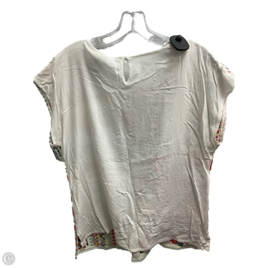 Top Short Sleeve By Savanna Jane In Multi-colored, Size: M