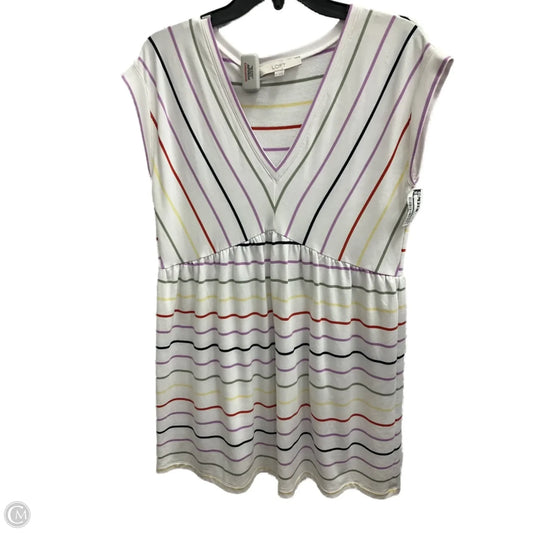 Dress Casual Short By Loft In Striped Pattern, Size: Xs