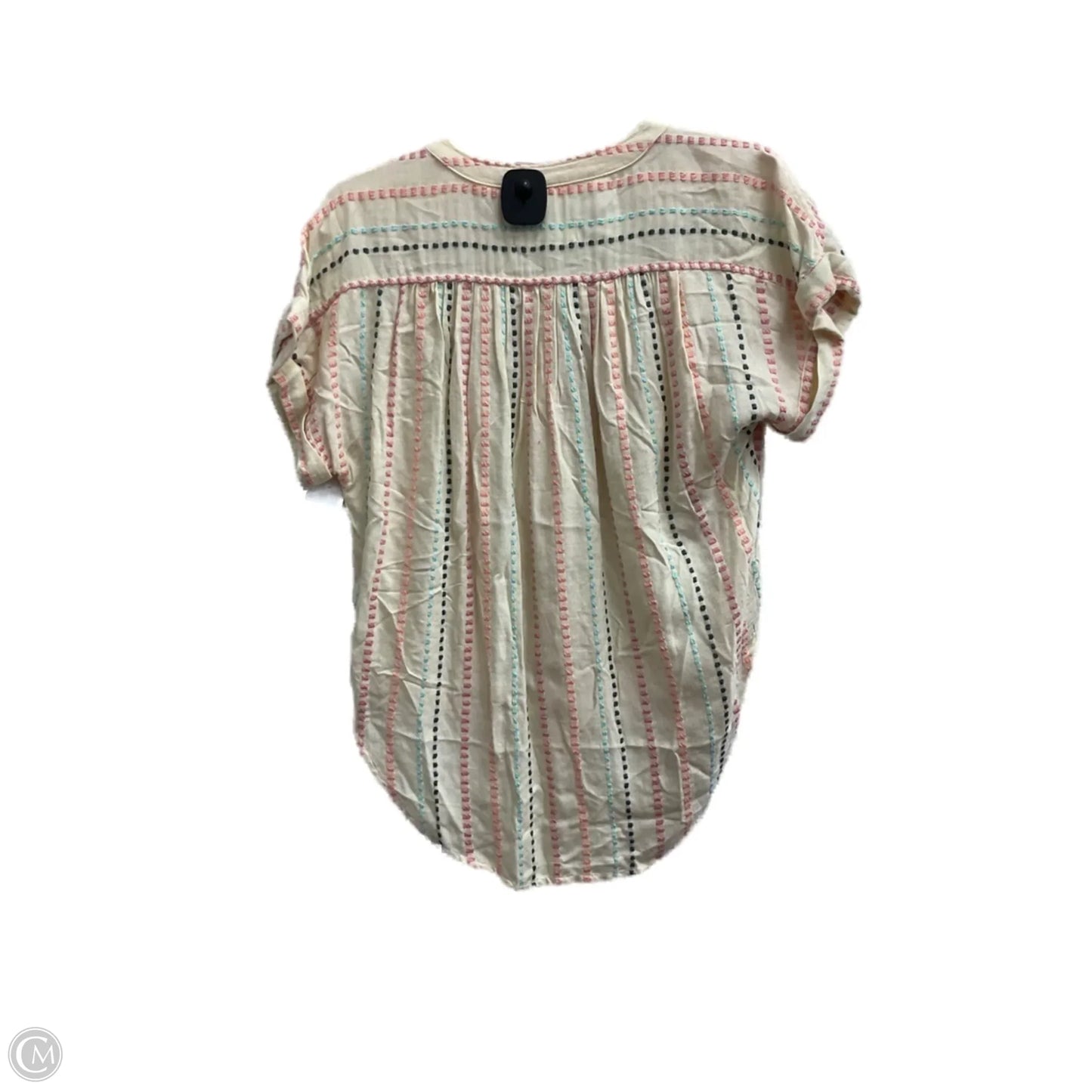 Top Short Sleeve By Lou And Grey In Beige, Size: Xs