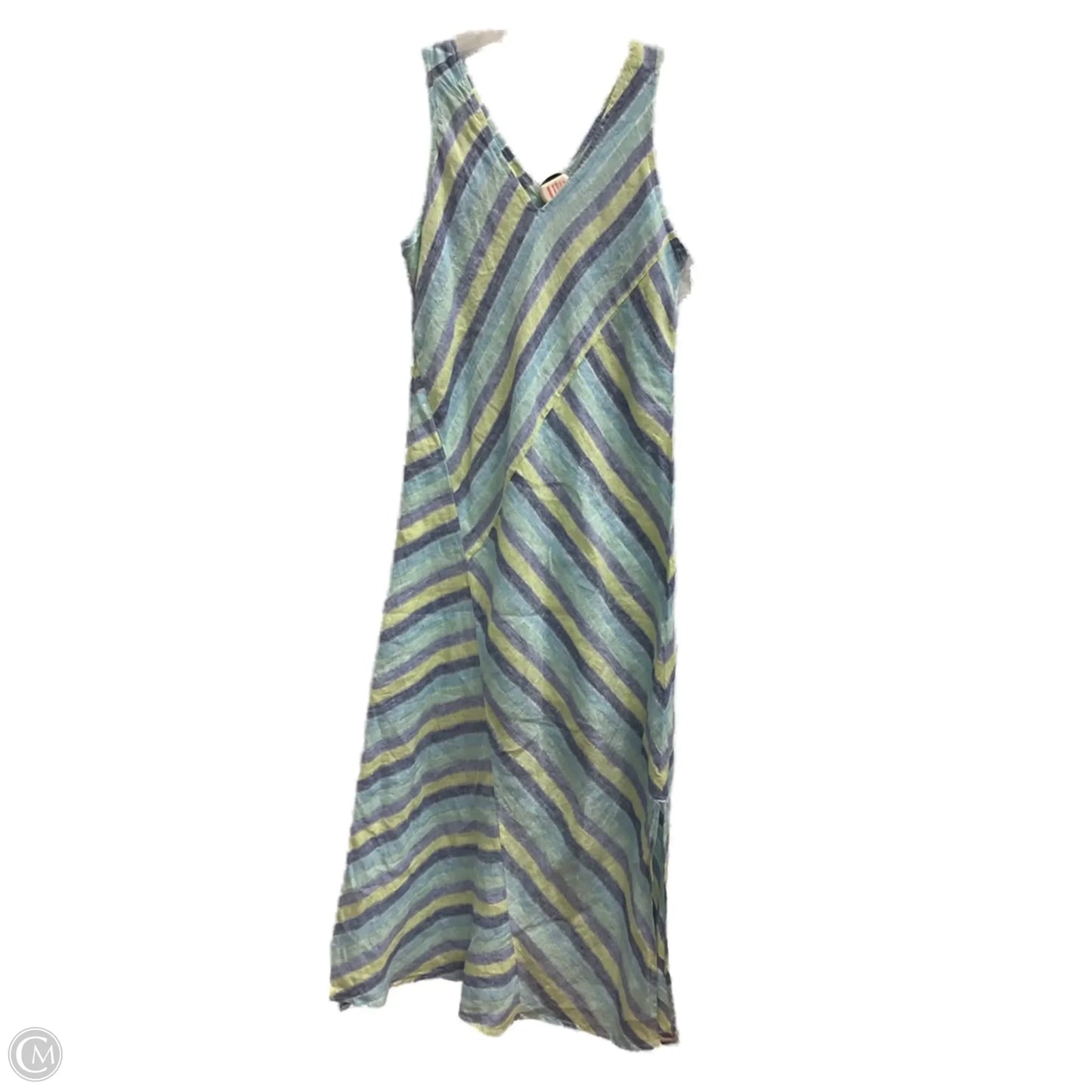 Dress Casual Maxi By J. Jill In Blue & Green, Size: Xs
