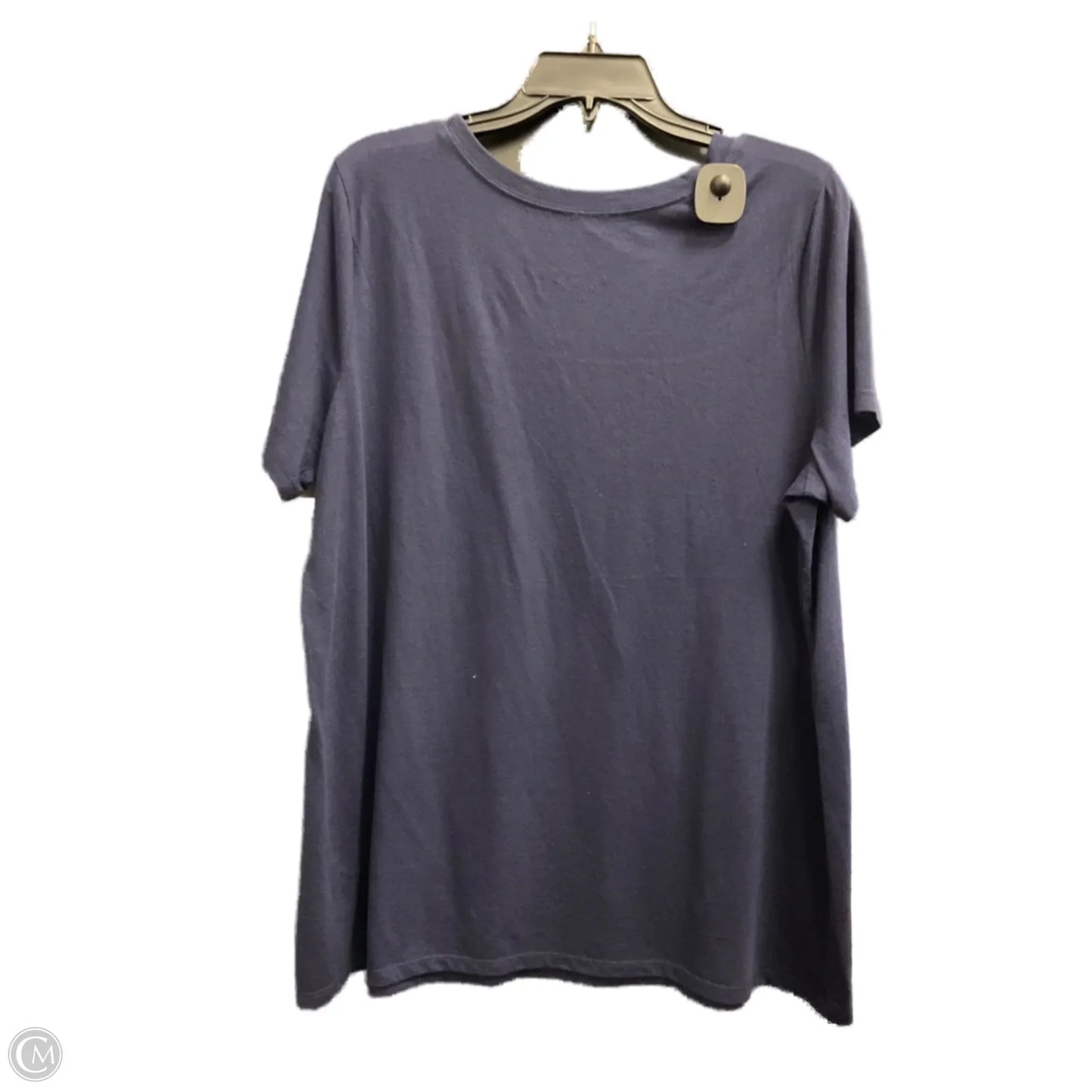 Top Short Sleeve By Torrid In Navy, Size: 1x