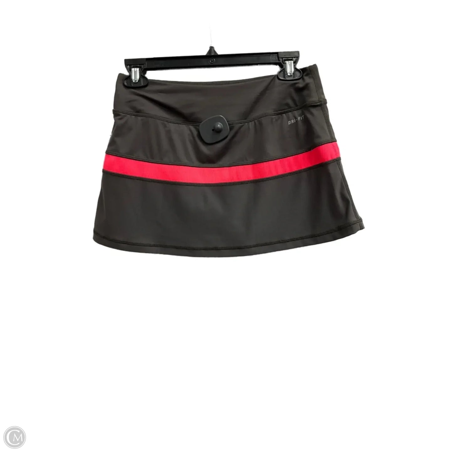 Athletic Skort By Nike In Grey & Pink, Size: S