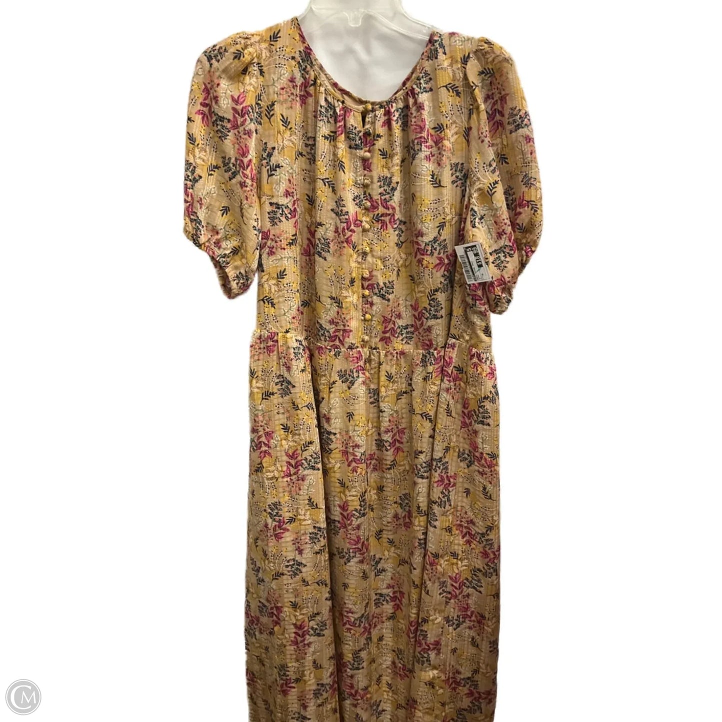 Dress Casual Maxi By Loft In Brown, Size: Xl