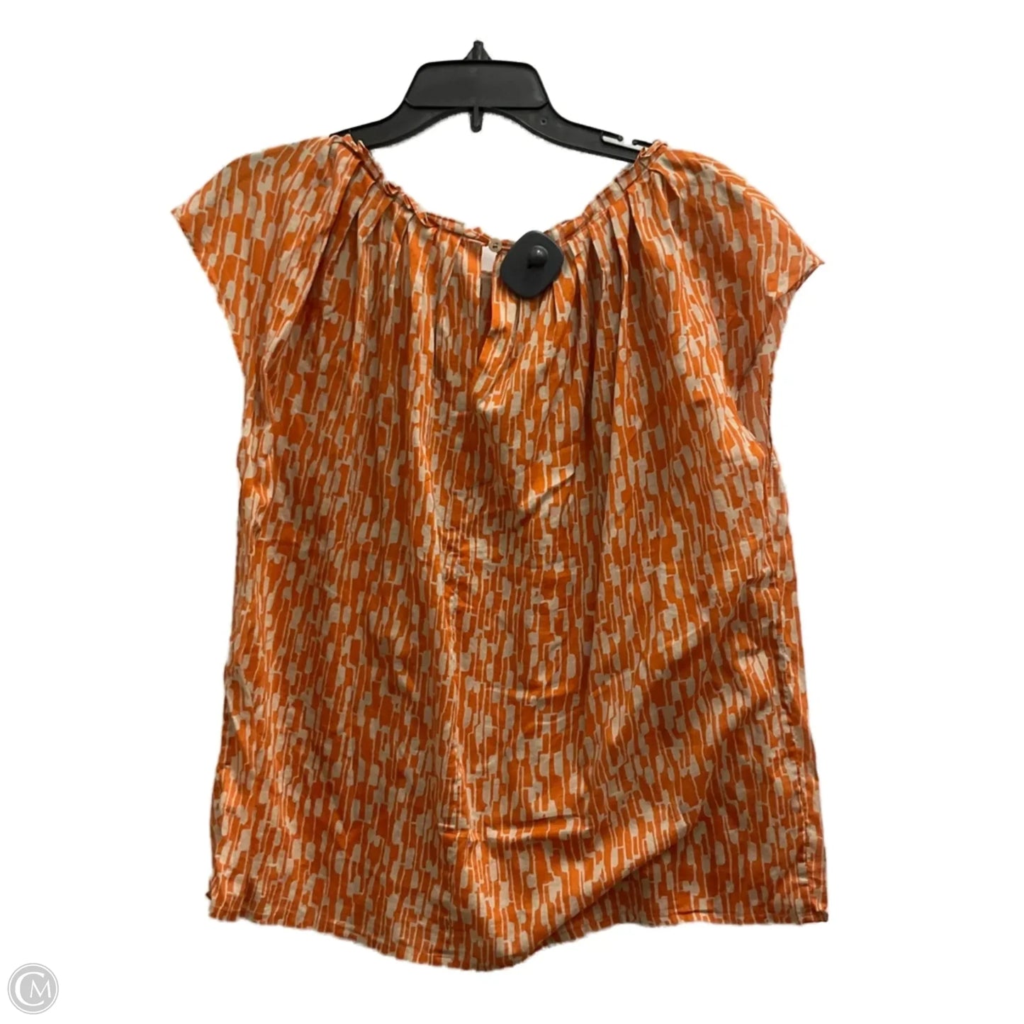 Top Short Sleeve By Michael By Michael Kors In Orange, Size: 14