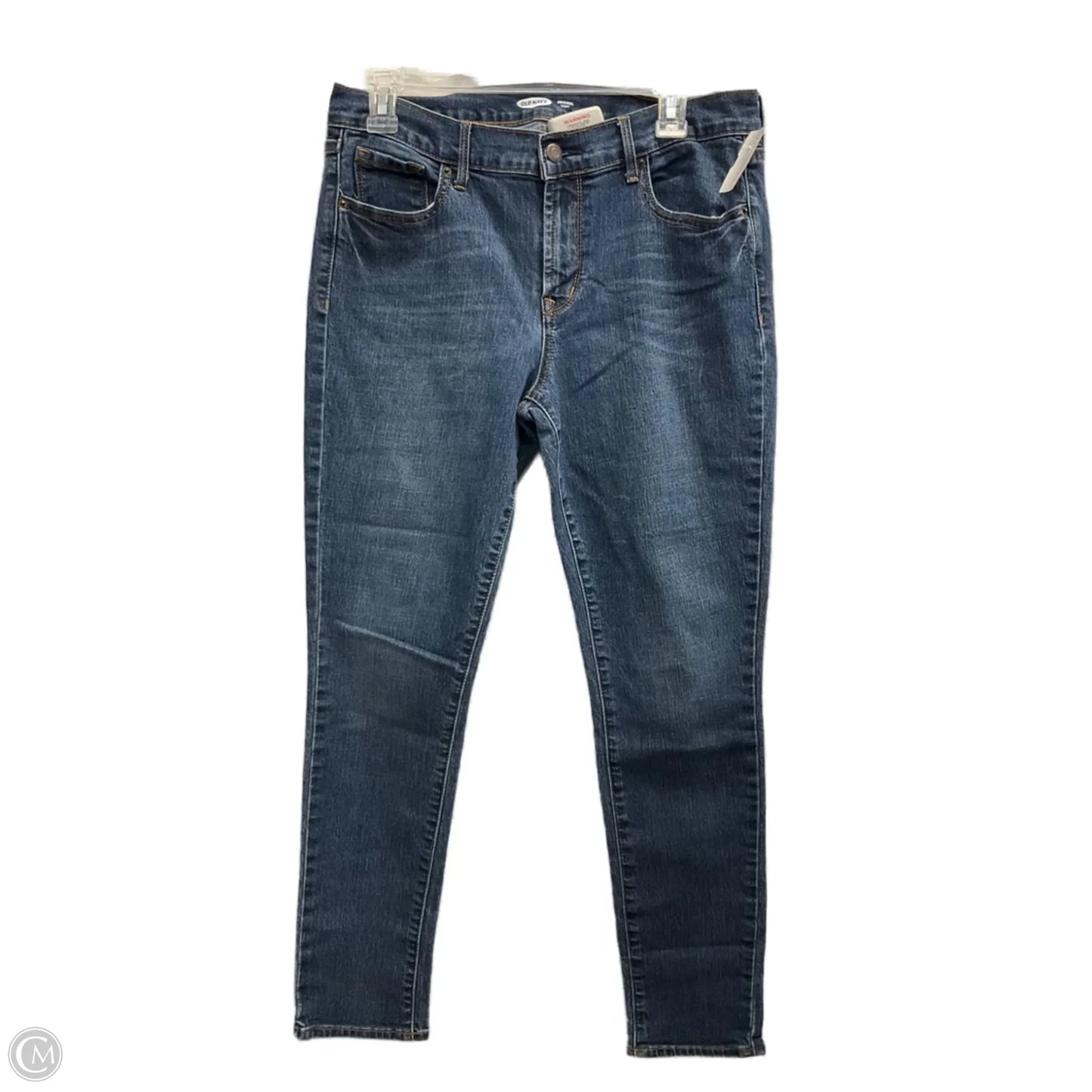 Jeans Skinny By Old Navy In Blue Denim, Size: 10