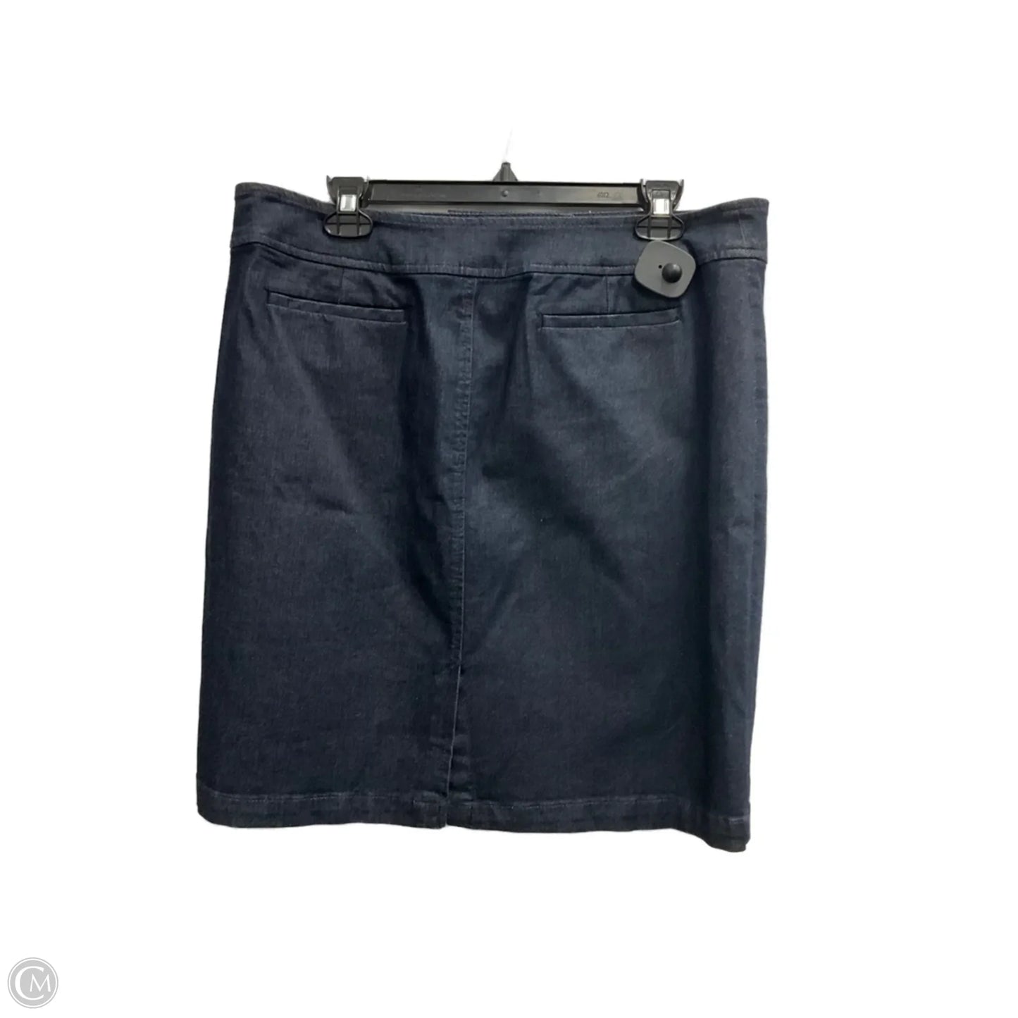 Skirt Midi By Talbots In Blue Denim, Size: 14p