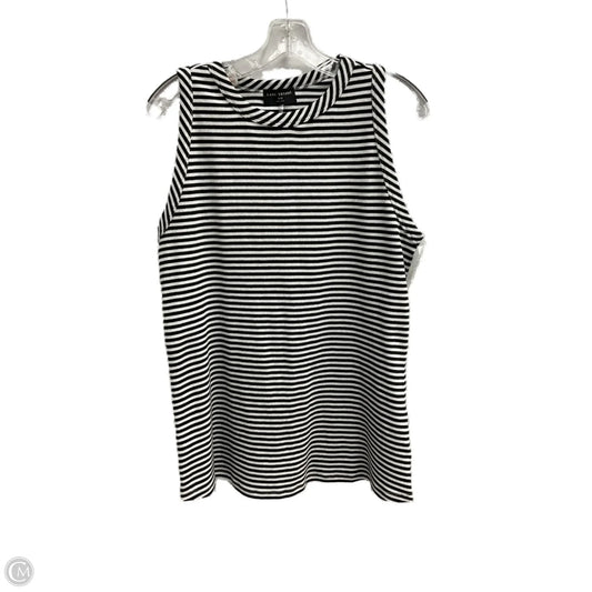 Top Sleeveless By Lane Bryant In Black & White, Size: 2x