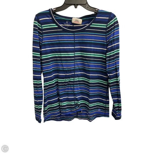 Top Long Sleeve By Talbots In Blue & Green, Size: Lp