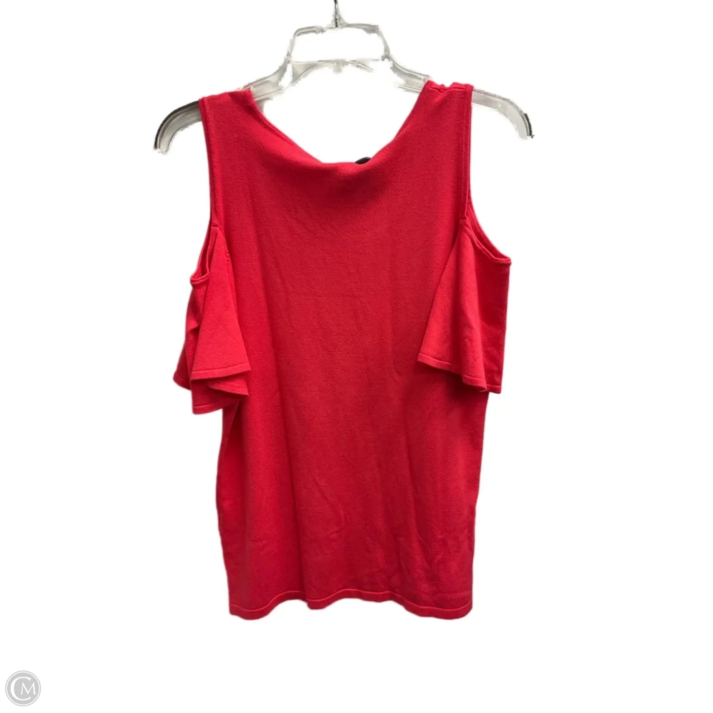 Top Short Sleeve By Calvin Klein In Pink, Size: M