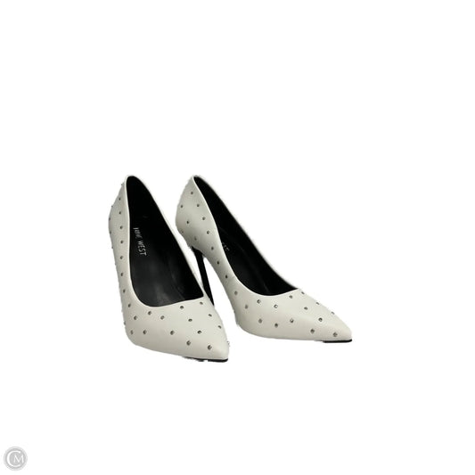 Shoes Heels Stiletto By Nine West In White, Size: 7