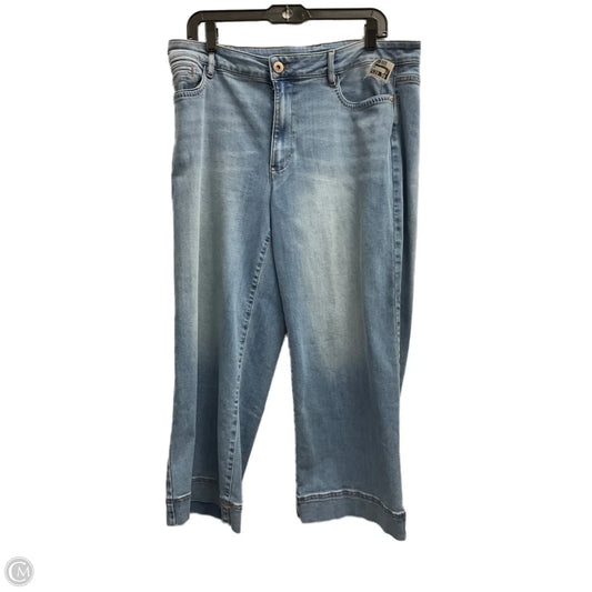 Jeans Cropped By J. Jill In Blue Denim, Size: 14