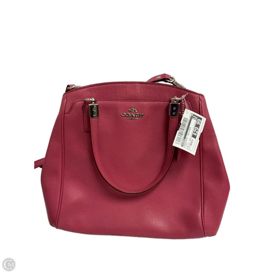 Crossbody Designer By Coach, Size: Medium