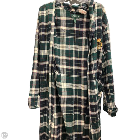 Robe By Lauren By Ralph Lauren In Plaid Pattern, Size: L