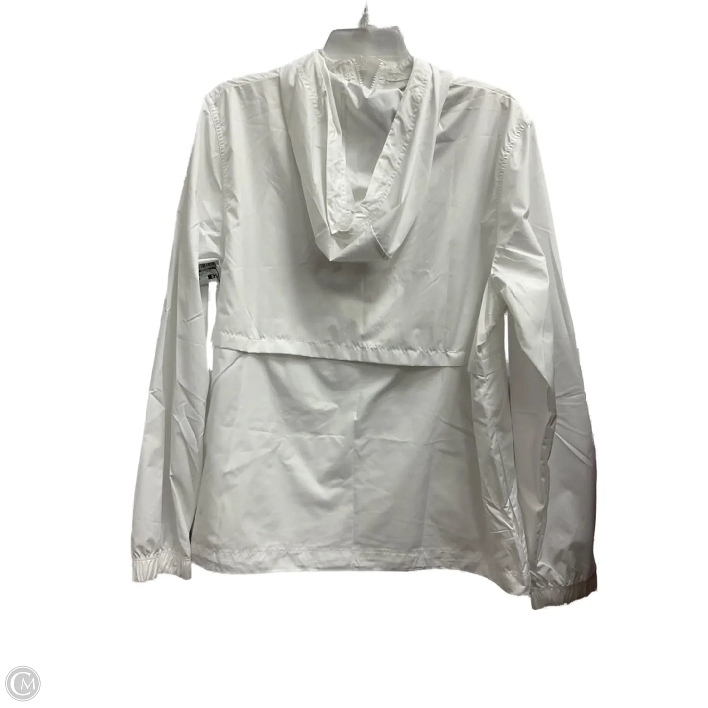 Athletic Jacket By Nike Apparel In White, Size: S