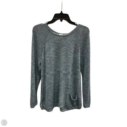 Sweater By Pure Jill In Blue, Size: L
