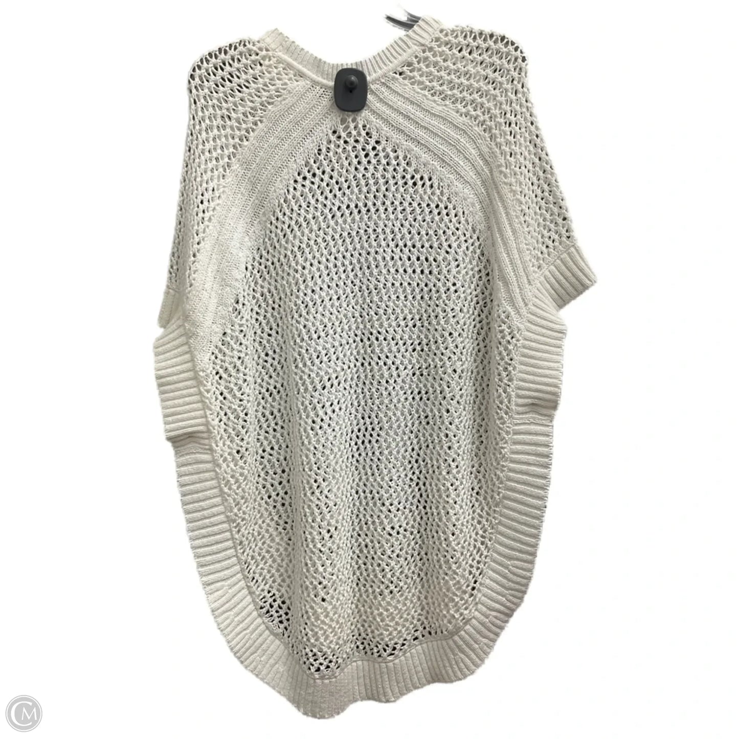 Poncho By Talbots In White, Size: Xs