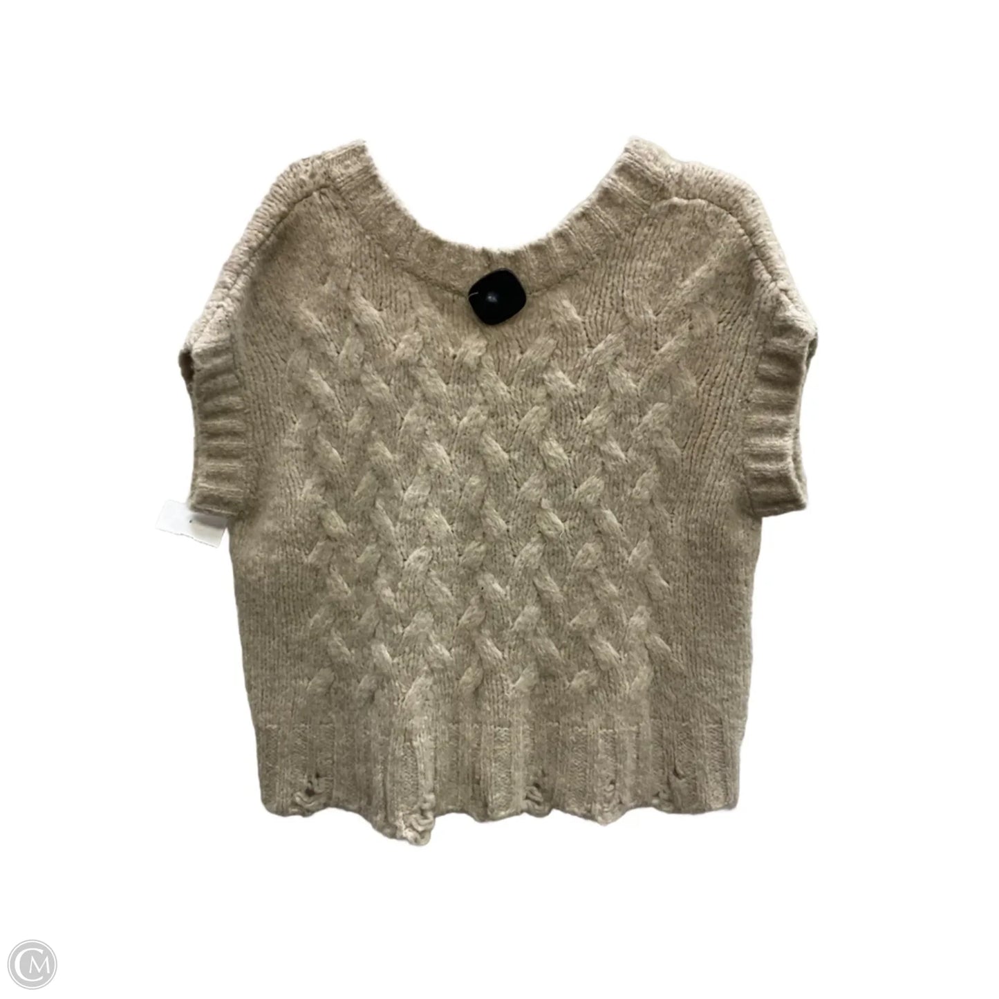 Sweater By Pilcro In Black & Tan, Size: L
