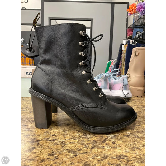 Boots Mid-calf Heels By Dr Martens In Black, Size: 11